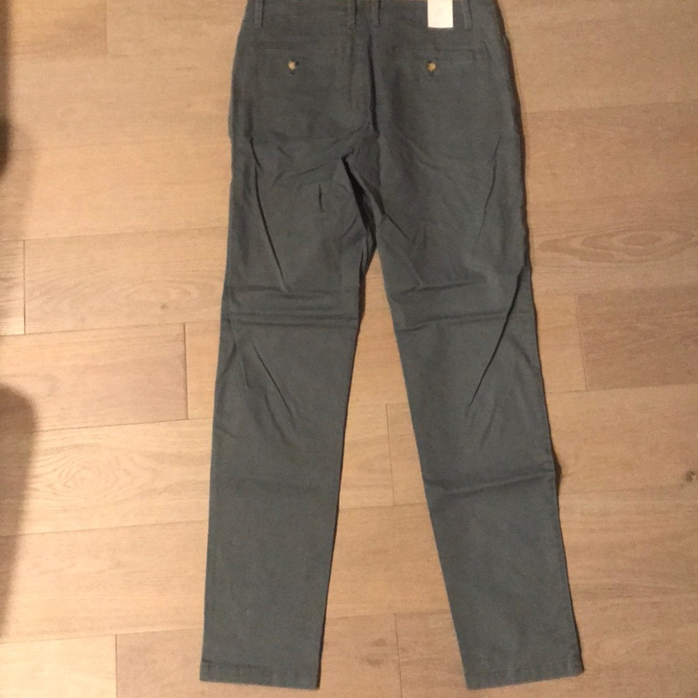 Green chino pants